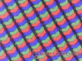 L'écran mat est légèrement plus granuleux que l'écran brillant