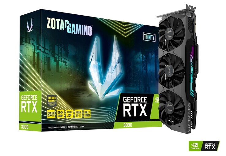 Zotac Gaming GeForce RTX 3090 Trinity. (Source : Zotac)