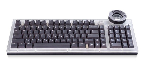 Le Lenovo Yoga Creative Keyboard AngryMiao Edition est doté d'une partie supérieure transparente.