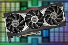 La carte phare Radeon RX 6900 XT (photo) pourrait être surclassée par le prochain SKU d&#039;entrée de gamme d&#039;AMD. (Image source : AMD - édité)