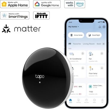 La télécommande et le concentrateur Tapo H110 IR. (Source de l'image : TP-Link)