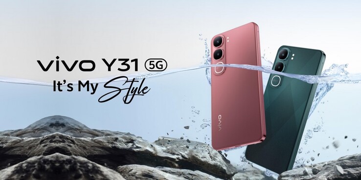 Le Vivo Y31 est disponible en rouge rose et en vert diamant (Image source : Vivo)
