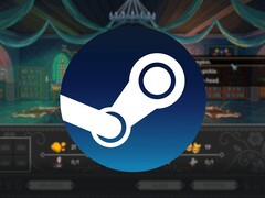 Une image montrant le logo Steam et le jeu Yes, Your Grace, désormais en promotion.