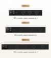 La prise Yeelight T1 Smart Track est disponible en trois longueurs. (Source de l'image : Xiaomi Youpin)