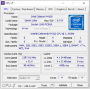 Chuwi LapBook Pro - CPU-Z.