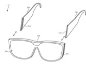 Apple Glass pourrait être livré avec des lentilles ajustables. (Image source : Apple/USPTO)