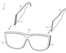 Apple Glass pourrait être livré avec des lentilles ajustables. (Image source : Apple/USPTO)