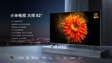 4K 82 pouces Mi Master TV. (Source de l'image : Xiaomi TV)