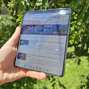 L'écran interne du Galaxy Z Fold5