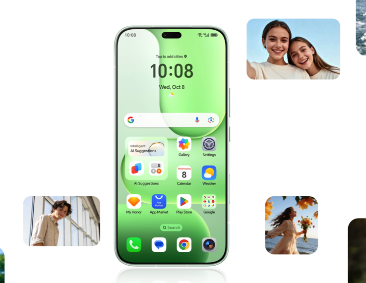 Le Honor 600e est doté d'un écran AMOLED de 120 Hz