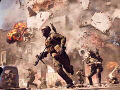 Image montrant une équipe échappant à une explosion dans Battlefield 6 (Image Source : DICE)