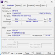CPU-Z Carte mère