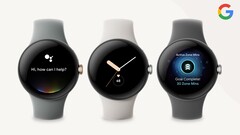 La Pixel Watch sera la première smartwatch non-Samsung publiée avec Wear OS 3.5. (Image source : Google)