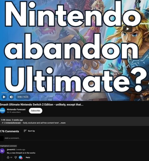 Malo392 dévoile de nouvelles informations sur le jeu Super Smash Bros. Switch 2