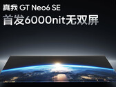 Realme partage les spécifications de l'écran du GT Neo6 SE (Image source : Realme)