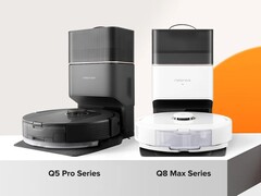 Les aspirateurs robots Roborock des séries Q5 Pro et Q8 Max sont désormais disponibles. (Source de l&#039;image : Roborock)