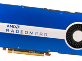 La Radeon Pro W6800 d'AMD basée sur Navi 21 offre 32 GB GDDR6 VRAM. (Image : Radeon Pro W5500 via AMD)