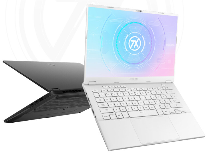 Asus commercialise le TUF Gaming A14 en Chine, en noir et en blanc. (Image osurce : Asus)