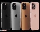 Tout comme l'iPhone 12 Pro, l'iPhone 13 Pro sera soi-disant commercialisé en quatre couleurs différentes (Image : Letsgodigital)