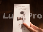 Emballage de vente au détail de l'Insta360 Luna Pro.