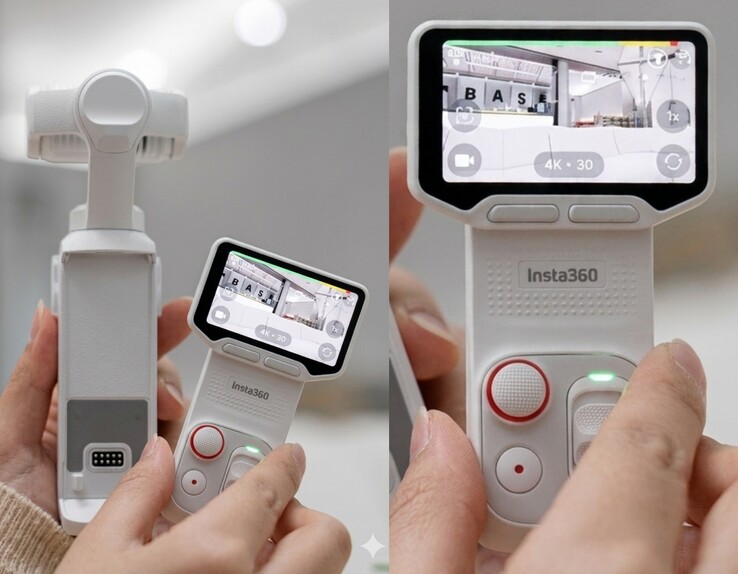 L'Insta360 Luna Ultra blanc.