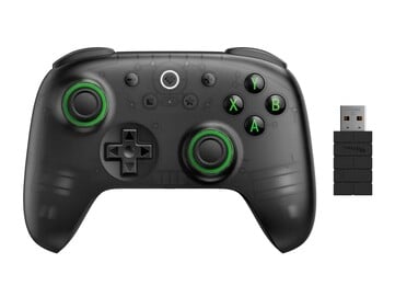 La nouvelle manette sans fil 8BitDo Ultimate 2C - édition noir transparent. (Source de l'image : 8BitDo)