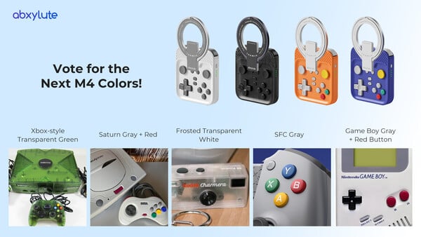 Abxylute souhaite lancer le Snap-On M4 dans au moins deux autres couleurs. (Source de l'image : Abxylute)