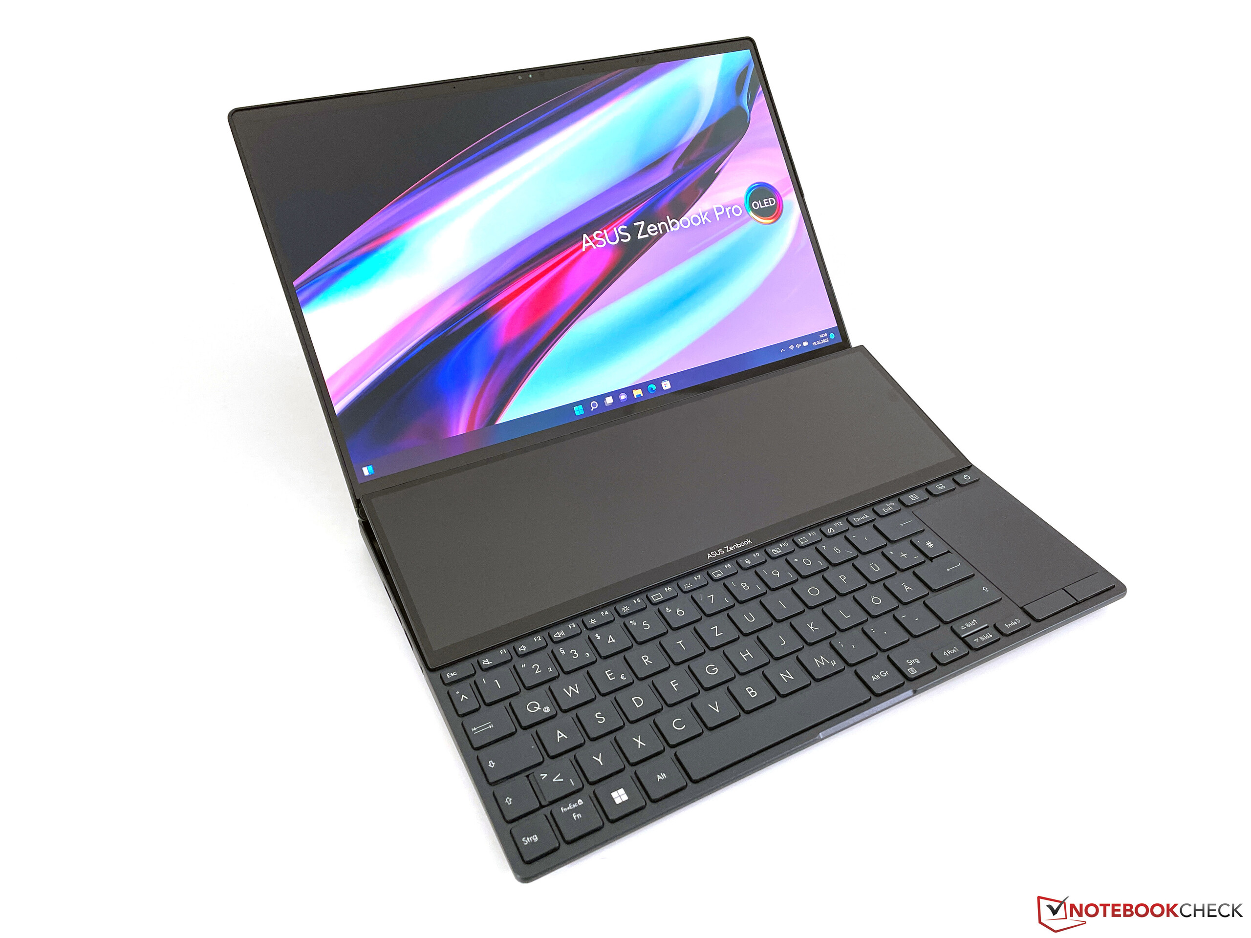 Test Asus Zenbook Duo 14 Tiger Lake : un étonnant PC portable à double écran  et équilibré