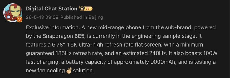 Principales caractéristiques d'un prochain téléphone OnePlus.
