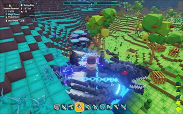 Photo : une capture d'écran du jeu PixARK.