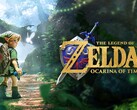Illustration promotionnelle officielle du remake de The Legend of Zelda: Ocarina of Time.