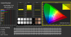 CalMan - ColorChecker (étalonné)