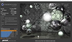 Cinebench R15 sur batterie