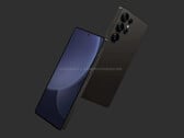 Un rendu du "Galaxy S25 Ultra ". (Source de l'image : OnLeaks x Android Headlines)