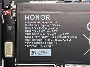 Informations sur la batterie