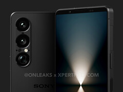 Le Xperia 1 VII possède quelques mystérieux capteurs au-dessus de son appareil photo à zoom périscopique. (Source de l'image : OnLeaks & XpertPick)