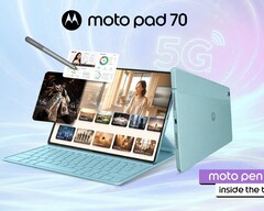 La Moto Pad 70 est équipée d'un écran LCD IPS de 12,1 pouces