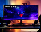 L'UltraGear 45GR95QE est l'un des premiers grands moniteurs de jeu incurvés, 240 Hz et OLED. (Image source : LG)