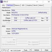 CPU-Z : Carte mère