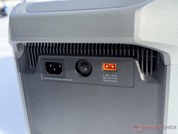 Entrées pour le chargement en courant alternatif et en courant continu