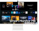 Le Samsung Smart Monitor M8 est désormais disponible en deux tailles. (Image source : Samsung)