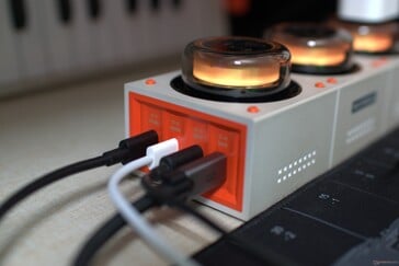 Nous avons testé la Moonbase en utilisant tous les ports USB-C en même temps.