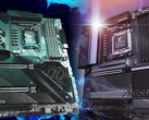 Les prix de vente moyens des cartes mères Intel et AMD ont largement dépassé les taux d'inflation. (Source de l'image : ASRock/Gigabyte - édité)