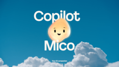 Une image promotionnelle du compagnon IA Mico de Copilot