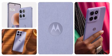 Motorola Moto G86 Power en Pantone Cosmic Sky. (Source de l'image : Motorola)