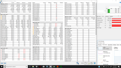 Spectre x360 13t - Sollicitations combinées CPU et GPU.