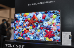 Panneau OLED TCL CSOT imprimé par jet d&#039;encre (Image Source : HDTVtest)