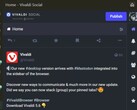 Panneau Mastodon dans Vivaldi 5.6 (Source : Own)