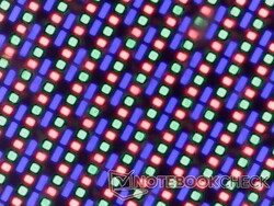 Réseau de sous-pixels OLED brillants