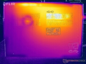 Test de résistance aux températures de surface (en bas)